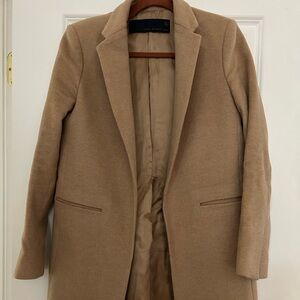 Zara Studio Tan Trench Coat Women